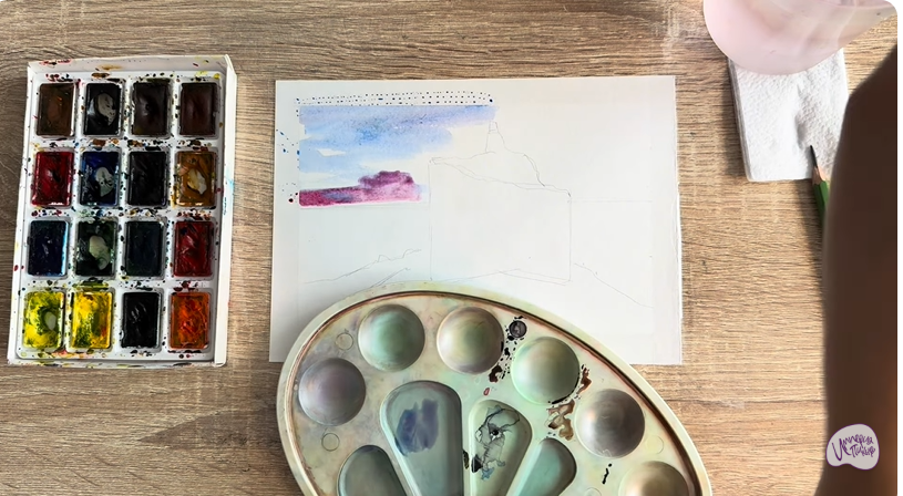 Рисуем Чобан-Кале