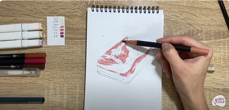 Рисуем Солёное сало