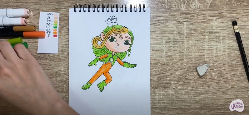 Рисуем Лия из "Команда Флоры"