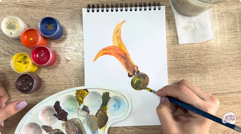 Рисуем Диптерокарпус