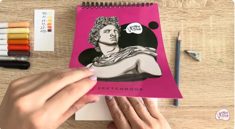 Рисуем Пирожное "Александровская полоска"