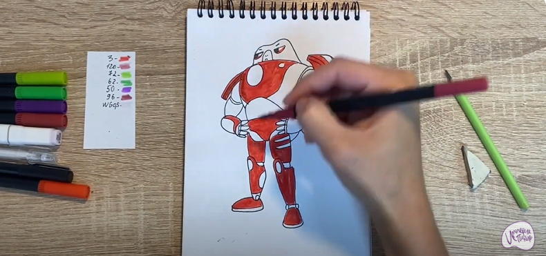 Рисуем Супергерой из "Геройчики"