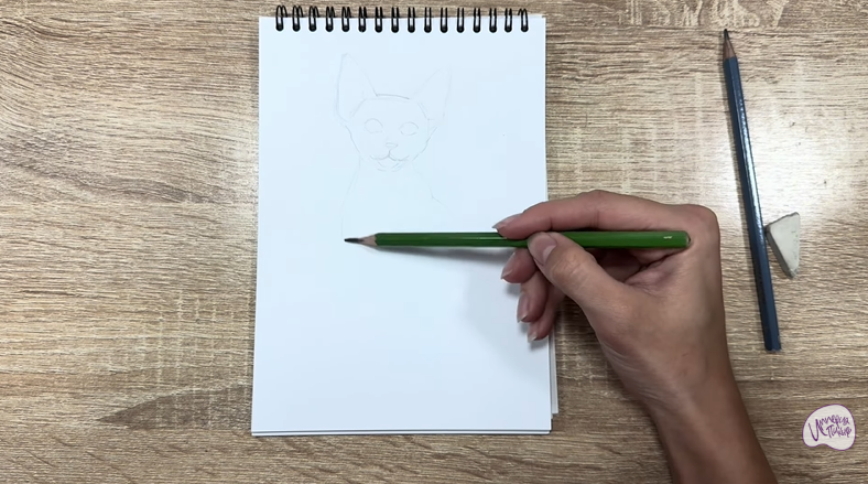 Рисуем Девон Рекс