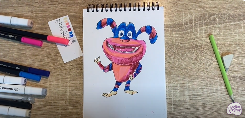 Рисуем Ози из "Финник"