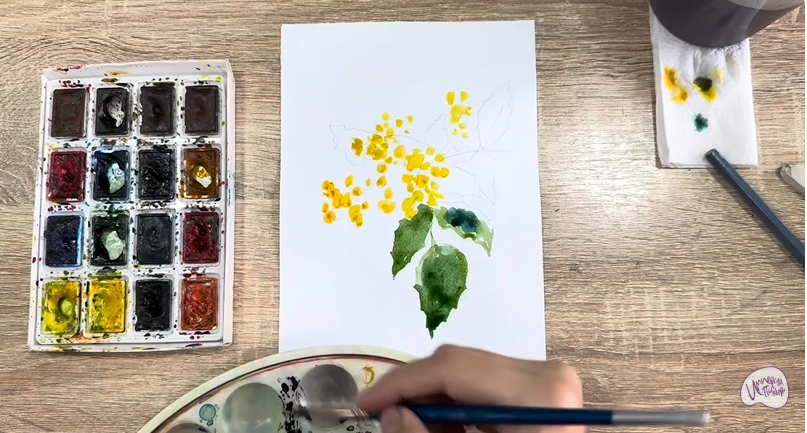 Рисуем Магония