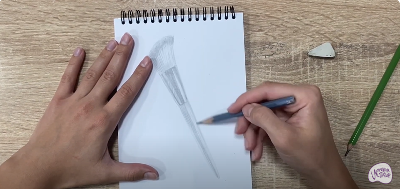 Рисуем Кисть для румян