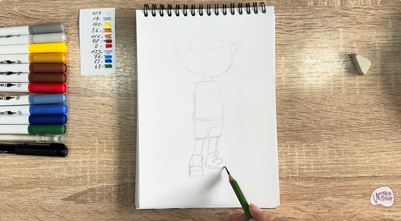 Рисуем Стар Нави из "Джи-Джи Бонд"