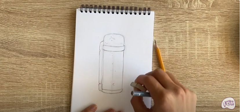 Рисуем Термос Рисуем Термос