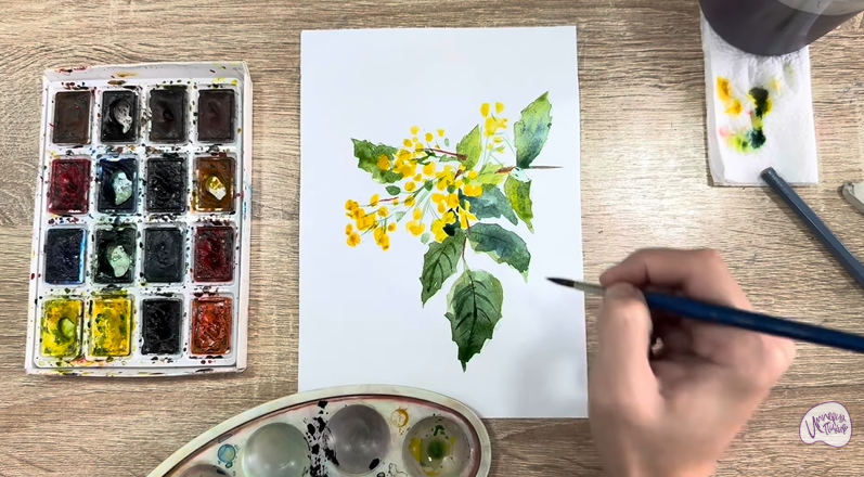 Рисуем Магония