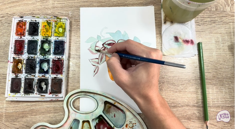 Рисуем Традесканция