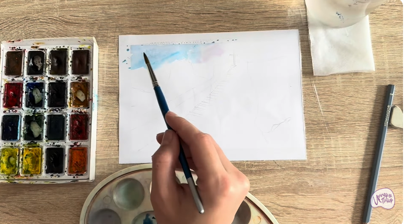 Рисуем Гора Ай-Петри