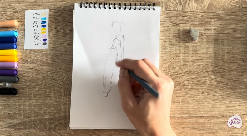 Рисуем Зои из "Кейпоп"