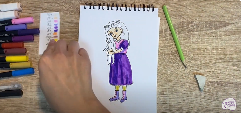 Рисуем Соня из "Царевны"