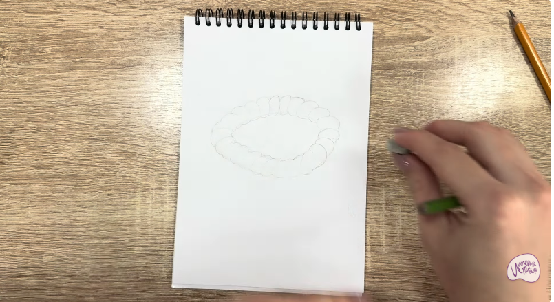 Рисуем Резинка-пружинка