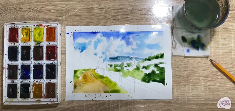 Рисуем Плёс