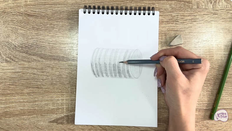 Рисуем Бигуди с липучкой