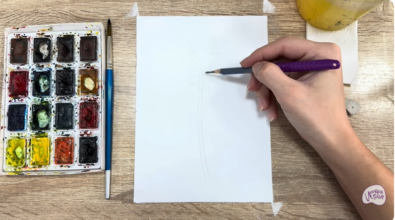 Рисуем Яснотка