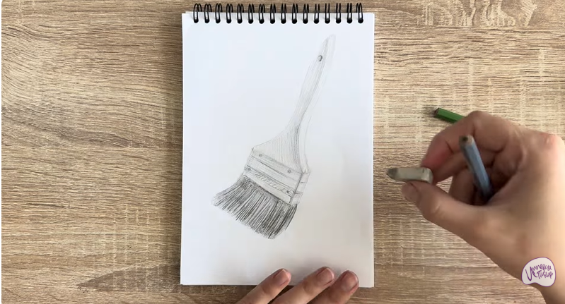 Рисуем Кисть малярная