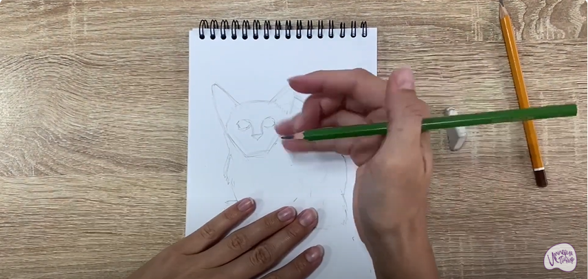 Рисуем Балинезийская кошка