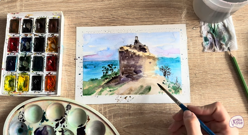 Рисуем Чобан-Кале