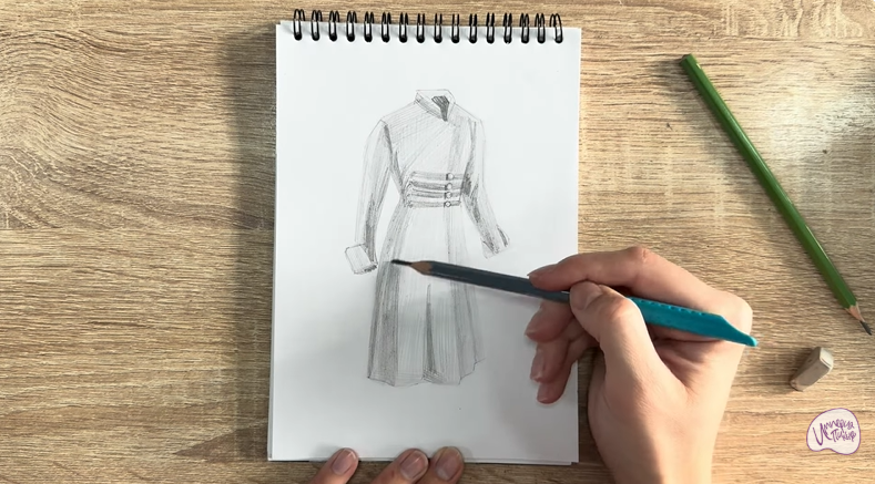 Рисуем Кафтан