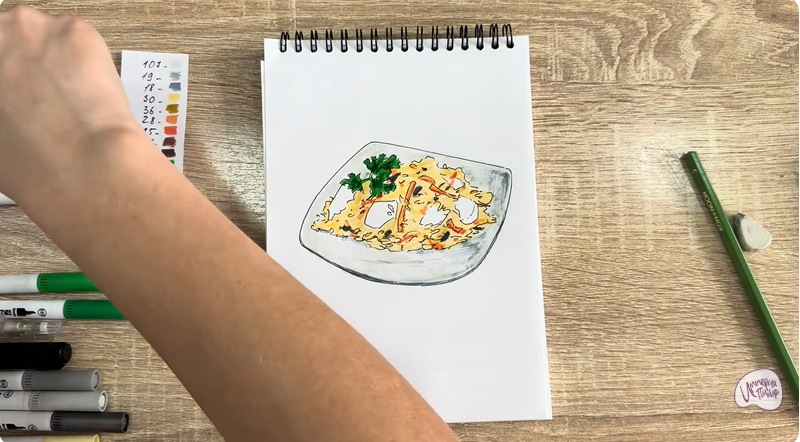 Рисуем Плов