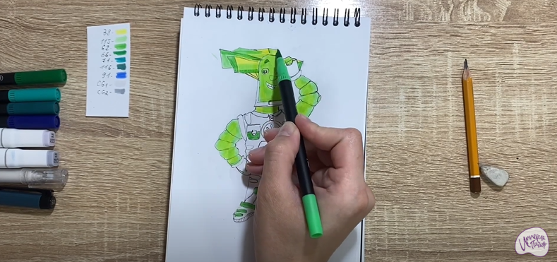 Рисуем Папус из "Фиксики"