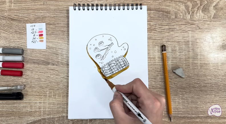 Рисуем Имбирный пряник