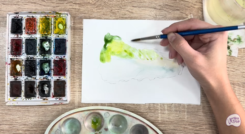 Рисуем Пекинская капуста