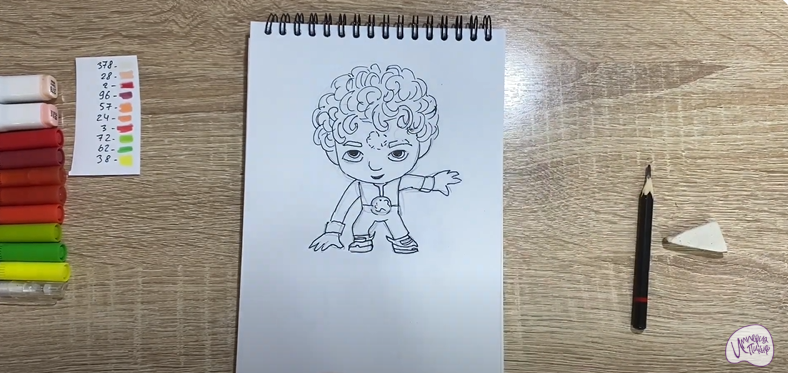 Рисуем Скаут из "Команда Флоры"