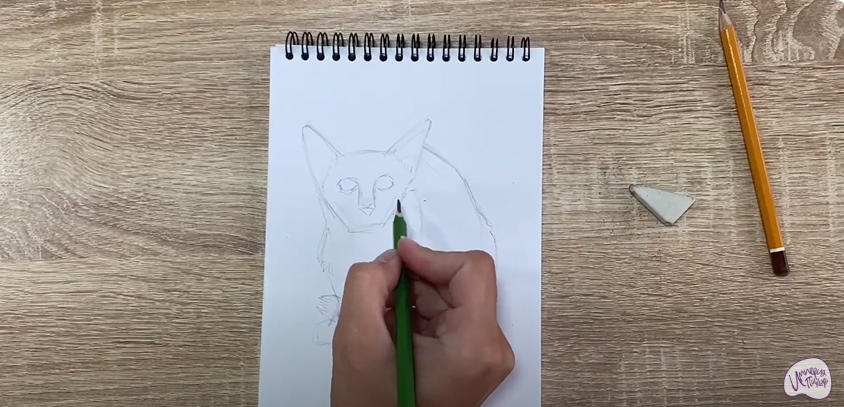 Рисуем Балинезийская кошка