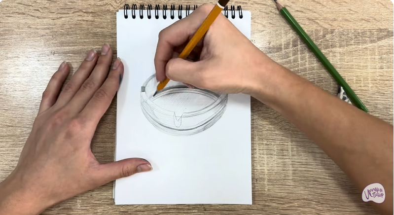 Рисуем Пепельница