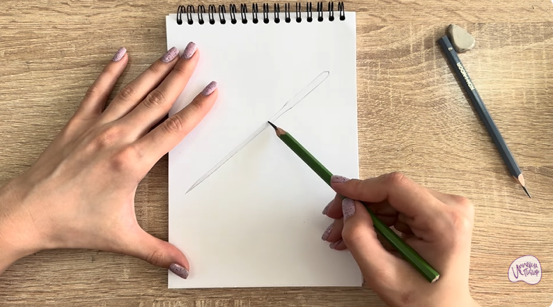 Рисуем Игла для швейной машинки