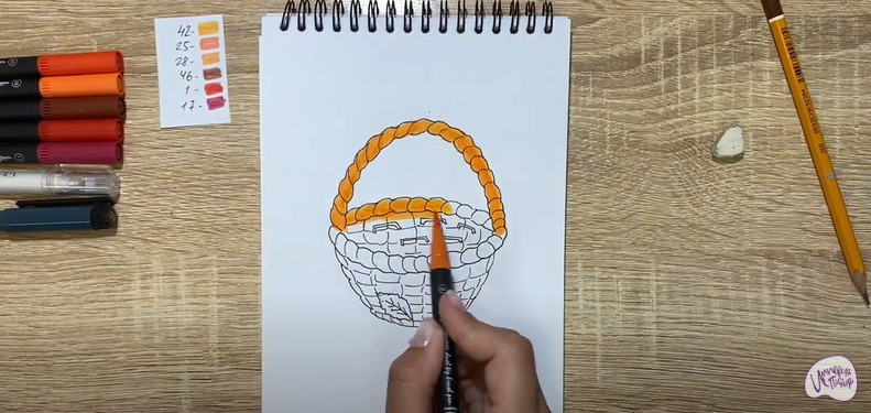 Рисуем Корзинка