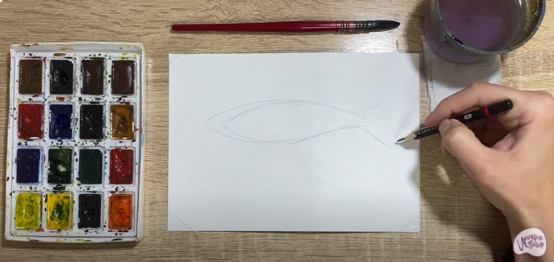 Рисуем Верховодка