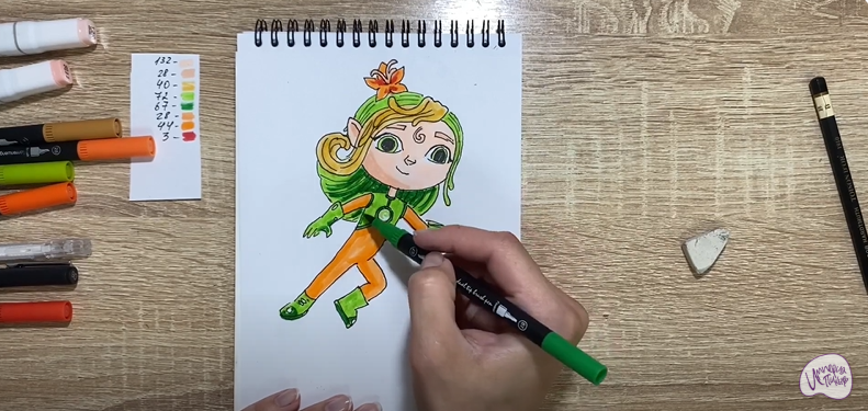 Рисуем Лия из "Команда Флоры"