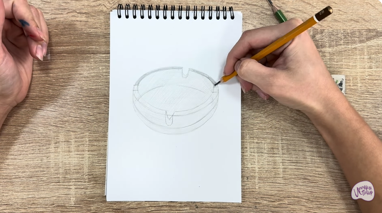 Рисуем Пепельница