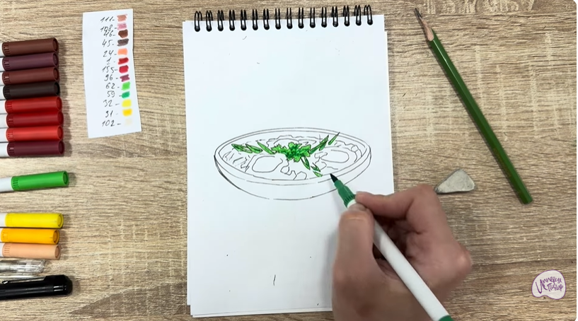 Рисуем Шакшука