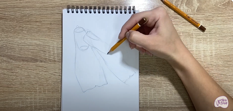 Рисуем Ласты для плавания