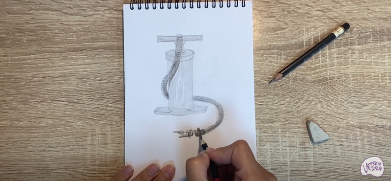 Рисуем Ручной насос