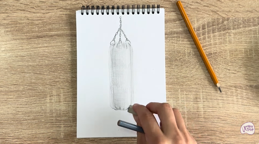 Рисуем Боксёрская груша