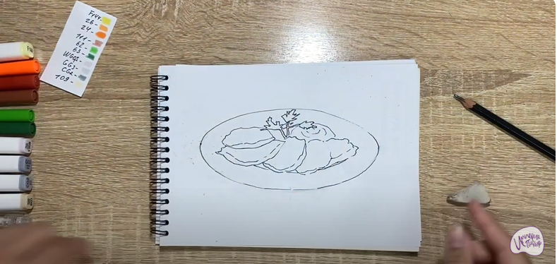 Рисуем Драники