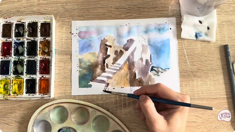 Рисуем Гора Ай-Петри