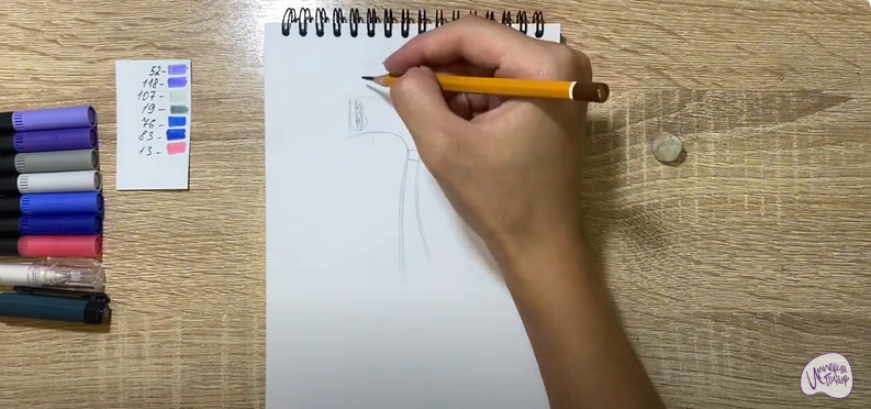 Рисуем Хандра из "Головоломки 2"