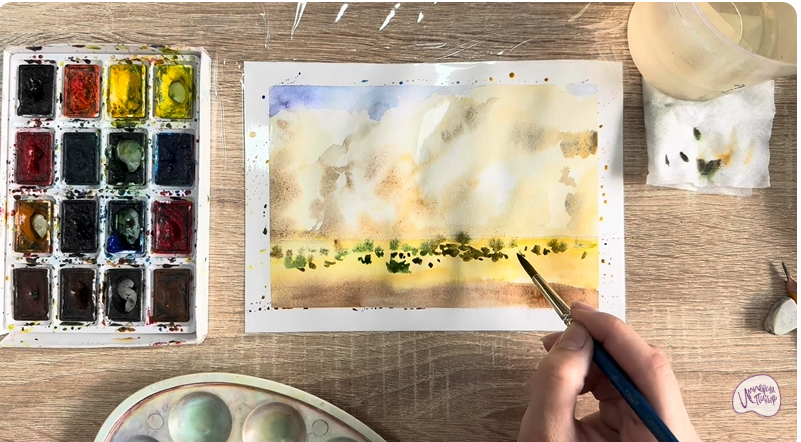 Рисуем Песчаная буря