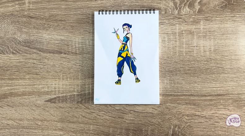 Рисуем Зои из "Кейпоп"