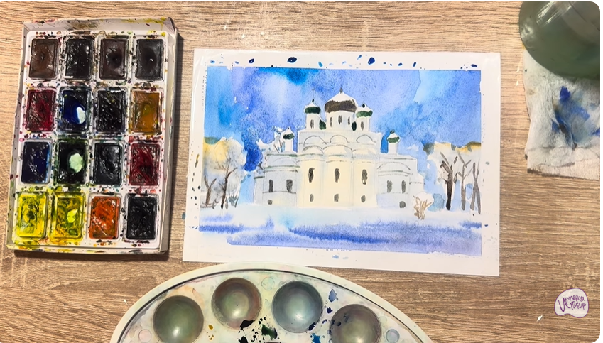 Рисуем Переславль-Залесский