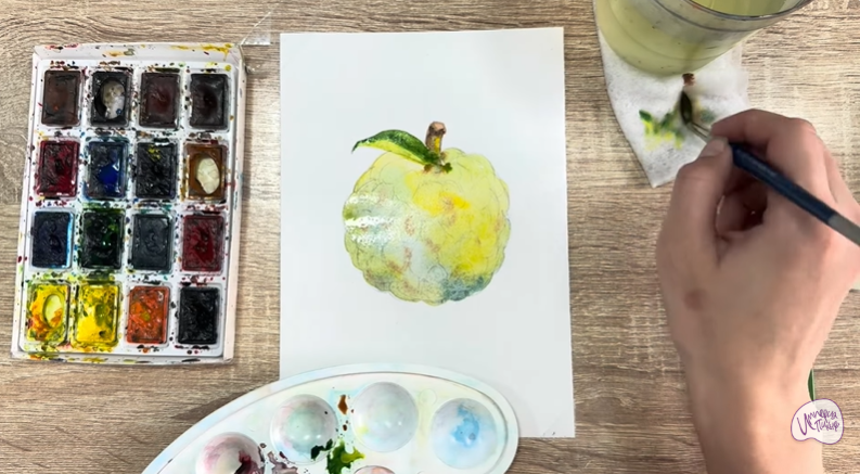 Рисуем Сахарное яблоко