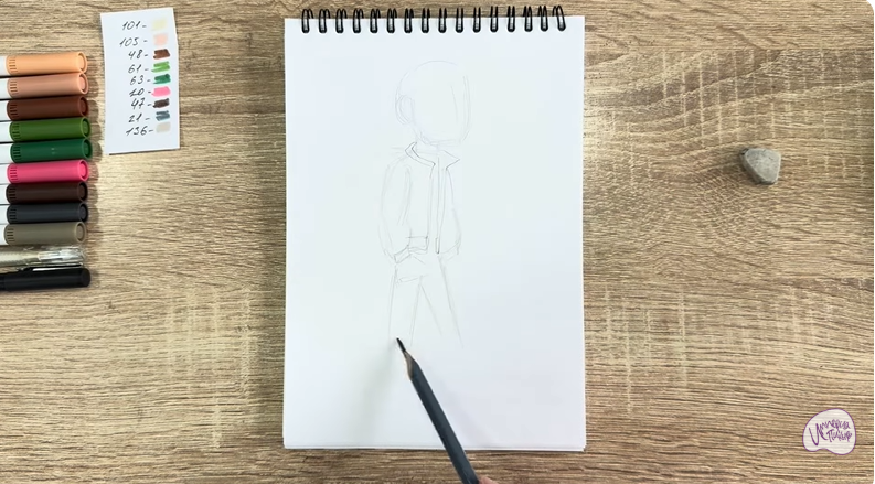 Рисуем Вик из "Побег из будущего"