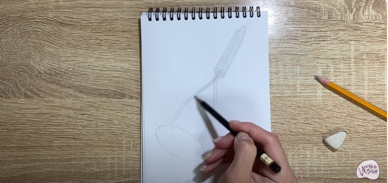 Рисуем Пресс для картофеля